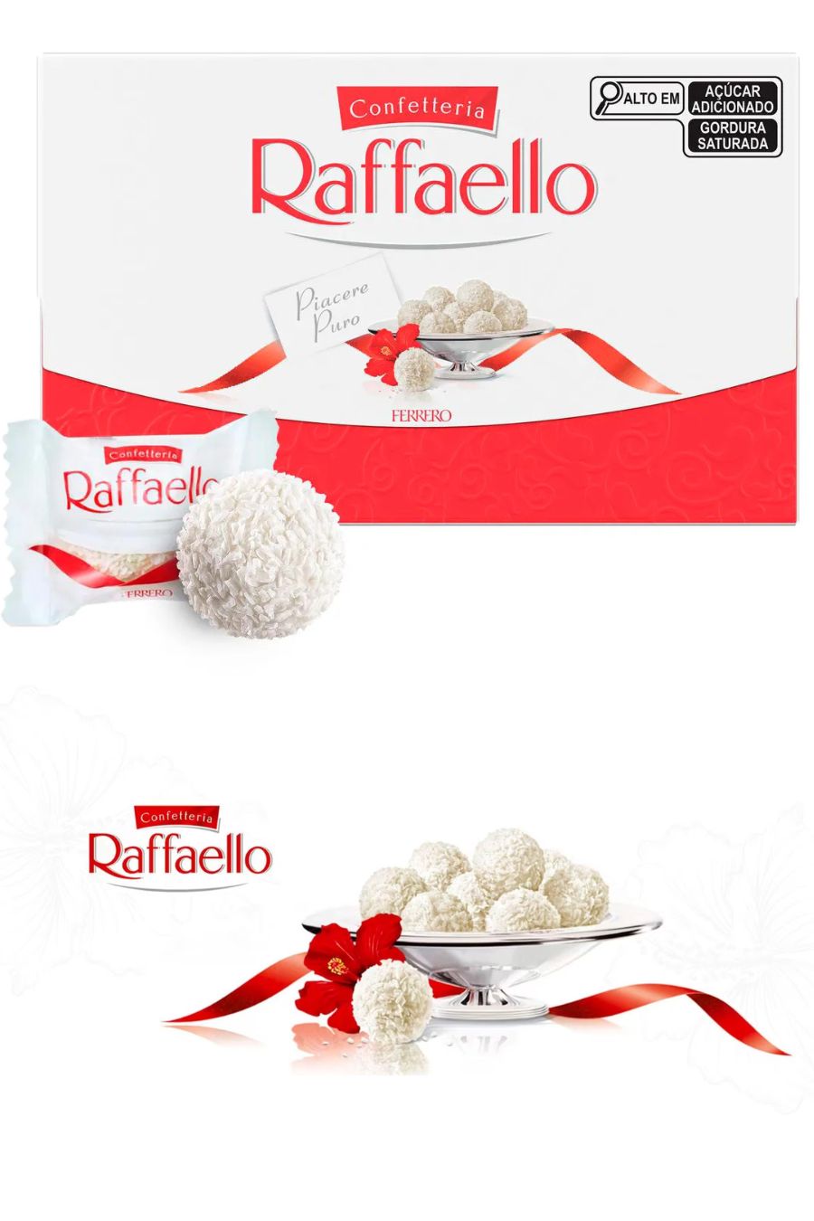 Bombom Raffaello Ferrero Caixa com 9 Unidades 90g Bombom Raffaello Ferrero Caixa com 9 Unidades 90g - Imagem 1