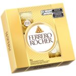 Chocolate Ferrero Rocher Caixa com 4 Unidades 50g